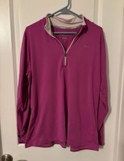 Nike Dri-Fit Swift Element UV 1/4 Zip Running Top w/Thumb Holes, Sz 1X