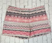 DALIA Shorts Woven Boho with Tribal Pattern-8