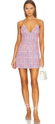 carli Spegetti Strap Tweed Dress