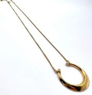 Stella & Dot gold horn Pendant necklace