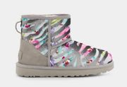 UGG Classic Mini Tiger Flower Sequins Grey Women’s Boots/Sz:7/NWT