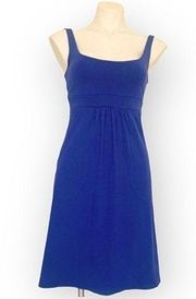 SUSANA Monaco tank dress SMALL blue Lycra sleeveless Stretchy