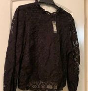 PRIMARK Black  lace top