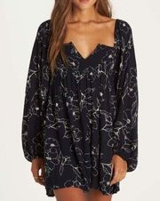 Billabong Floral Black Dress