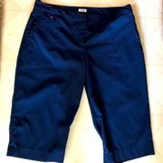 IZod Navy Blue Capri Pants Size 14 NWOT