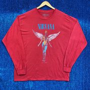 Nirvana In Utero Rock Long Sleeve T-shirt Size Large