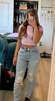 Ripped Mom Jeans