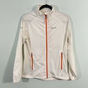 Marmot Women's White Full Zip Windbreaker Size M