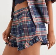 flannel ruffle boxer