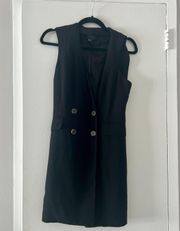 Contemporary Black Blazer Dress