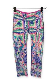 Lilly Pulitzer Luxletic Rochelle Weekender Legging Multicolor Tropical Size XS