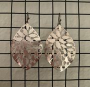 Leaf Print Earrings 