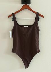 NWT  brown bodysuit size L