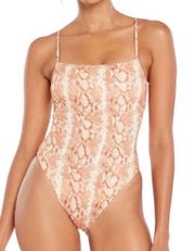 Jenna Snakeprint One Piece Swimsuit