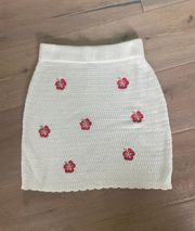 Crochet Flowers Skirt