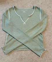 American Eagle Outfitters Waffle Top