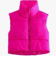 Hot Pink Puffer Vest