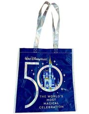 Walt Disney World 50th Anniversary Mickey & Minnie Reusable Shopping Bag