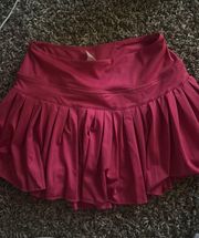Pink gold  tennis skirt