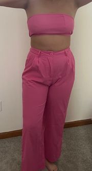 SheIn Pink Pant Set