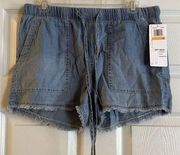 Seven7 The Laguna Relaxed Soft Denim Shorts Size Small NWT