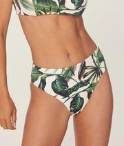 Andie The 90s Women Tropical Print High Waisted Bikini Bottom 3X NWT