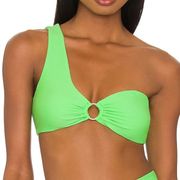 Superdown Tyler Bikini Top in Green Small