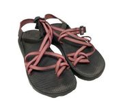 Chaco Womens Size 9 ZX/2 Classic Sandals Pink Double Strap Toe Loop Sport Hiking