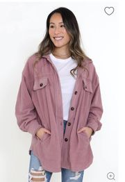 mauve purple fleece jacket