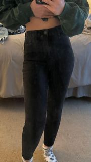 American Eagle Outfitters Black High Rise Skinny Jeans