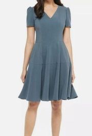 NWT Gal Meets Glam Retro Blue Kate Fit and Flare Dress - size 2