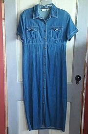 St John's Bay Long Denim Dress