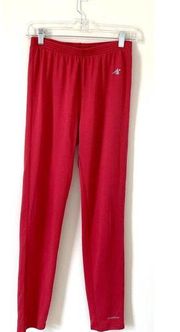 Eastern Mountain Sports EMS Base Layer Ski Snow Bergelene Pants Red Size M