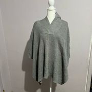 Alya Francesca’s  Gray Poncho Sweater