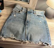 Denim skirt