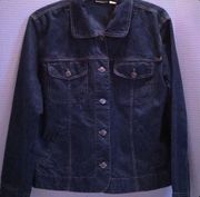 A GR8 DENIM CHICO’S JACKET Pattern in DENIM 1= MED