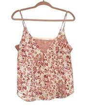 NWT Heartloom Floral Lace Pink Cami MEDIUM