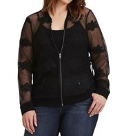 Torrid Mesh Bomber Jacket Size 2