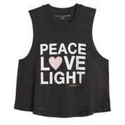 Peace Love Light Crop Tank