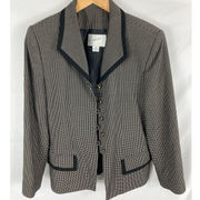 Jacqueline Ferrer Vintage Houndstooth Blazer size 10P