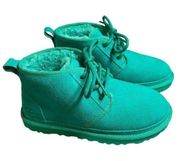 UGG  Emerald Green Neumel Chukka Women’s NEW Suede Leather Boots Size 6