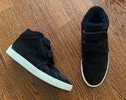 Rag & Bone Kent Desert Shearling Black High Top Sneakers