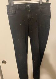 DL1961 RHINESTONE BLACK JEANS size 29 women’s  Neiman Marcus