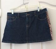 The limited denim mini skirt 10