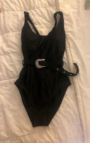 black  swimsuit