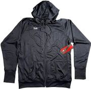 TYR Apparel Women’s Sweat Zip Hoodie Shirt - SAFSN2A - Black - Size Small - $50