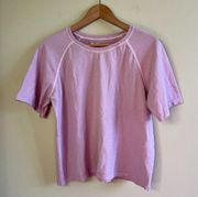 Z BY ZELLA PINK TEE SHIRT TOP SHORT SLEEVE CREWNECK ATHLETIC WOMENS SIZE…