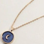 Moon Pendant Necklace