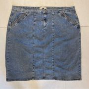 Est. 1946 Denim blue Jean skirt size 24 W