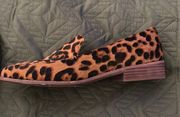 Calf Hair Leopard Loafers